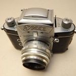 IHAGEE EXA DRESDEN FÉNYKÉPEZŐGÉP ANTIK RÉGI GYŰJTŐKNEK MERITAR E.LUDVIG 50 MM OBJEKTíV fotó