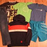 6 darabos modern márkás 146/152cm fiú ruhacsomag fotó