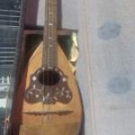 Olasz Antik vintage Pietro Tonelli Mandolin tokjában + hurokkal egyéb kiegészítőkkel fotó