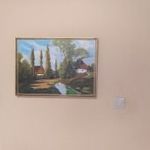 Váczy János tanyavilág festmény 58x43 cm kerettel fotó