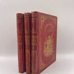1858 Czuczor költeményei I-III. ----- Kiadói díszesen aranyozott egészvászon kötésben fotó