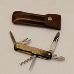 SOK FUNKIÓS ZSEBKÉS HARTKOPF SOLINGEN BŐR TOKBAN fotó