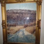 Mednyánszky László - Téli Magas - Tátra- gyönyörű régi festmény -1Ft! Nincs minimálár!!! fotó