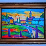 Ziffer Sándor: Alkony Nagybányán(Nagyméretű) fotó