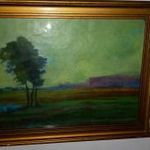 Tornyai János, szeles táj, gyönyörű antik olajfestmény, 1forintról, minimálár nélkül fotó