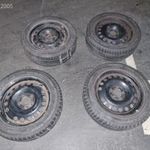 4db acélfelni Barum Polaris 205/55 R16 téli gumival fotó