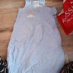Bundazsák , alvózsák kisbabának, kisgyereknek, unisex.Új állapotú.Világoskék-macis. fotó