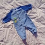 Focis - dinós polár overáll pizsi / rugi 50-56-os / 0-3 hó fotó