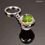 Új lóhere SZERENCSE kulcstartó táskadísz akár ajándékozásra is fotó