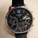 TISSOT 1853 FELIRATOS FÉRFI KARÓRA QUARTZ SZERKEZETTEL MODERN CHRONOGRAPH MŰKÖDŐ fotó