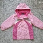 TU rózsaszín, lány, meleg télikabát, kapucnis síkabát kabát 11 - 12 évesre, 146 - 152 -es fotó