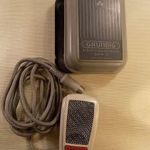 Grundig dinamikus GDM 15 mikrofon, 1960-as évek. Működő, szép állapotú. fotó