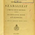 1890 SZOLGÁLATI SZABÁLYZAT A MAGYAR HONVÉDSÉG SZÁMÁRA ... KATONAI KÉZIKÖNYV : GYALOGSÁG ! fotó