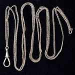 60 ! CENTIS 925 EZÜST ÉRDEKES DUPLA SOROS ZSEBÓRALÁNC X fotó