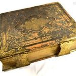 XIX. SZÁZAD II. FELE ! HATALMAS GAZDAGON ILLUSZTRÁLT CSALÁDI BIBLIA X fotó