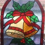 Karácsonyi ablakdísz fotó