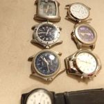 7 DB FÉRFI KARÓRA CSOMAG QUARTZ SZERKEZETTEL EGYBEN ELADÓ fotó