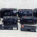 Kilenc darab retro kompakt fényképezőgép fotó