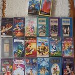 20db VHS kazetta - főleg Walt Disney és egyéb mese - olcsón fotó