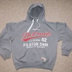 Szürke kapucnis pulóver (Filaton) fotó