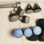 Retro mikrofon és mikrofon fejek fotó