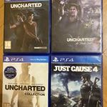 PS4 Uncharted csomag és Just Cause 4 Playstation 4 játékok Uncharted: The lost legacy fotó