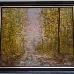 Orvos András Őszi erdő olaj festménye fotó