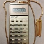 SHARP EL-8061 mini számológép (óra és ébresztő funkcióval) fotó