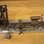 órás műszerész eszterga régi fotó