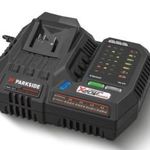 Parkside PLGS 2012 A1; 20V 2-12Ah smart akkutöltő Szla+3 éves garancia, WLAN, Bluetooth + fotó