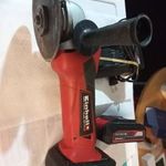 Einhell TE-AG 18/115 Li akkus sarokcsiszoló/flex, XChange töltővel és 2db! 2, 5Ah XChange akkuval fotó