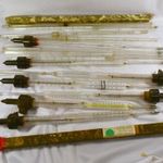 13 DB NAGYMÉRETŰ LABORATÓRIUMI ??? HŐMÉRŐ EGYBEN ! fotó