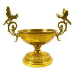 PAPAGÁJ FIGURÁLIS FÜLEKKEL ANTIK XIX. SZÁZADI CUKORTARTÓ ! fotó