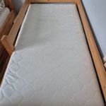 BOROVI FENYŐ ÁGY ágyráccsal, leesésgátlóval és matraccal eladó fotó