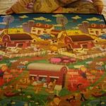 90x150 cm-es polifoam játszószőnyeg reális áron eladó. fotó