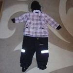 80-86-os lány télikabát sínadrággal két részes overál fotó