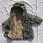 Next hosszított polár bélelt átmeneti kabát kislányra 74-80-as / 9-12 hó fotó