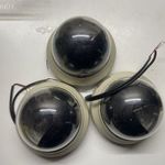 3 db 1/3" CCD dome color kamera, DC 12 V, 120mA fotó