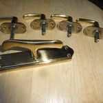 Réz ablakkkilincsek egy tételben ( H ) fotó