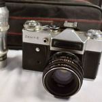 ZENIT - E VINTAGE FÉNYKÉPEZŐGÉP FOTÓSTÁSKÁVAL ! fotó
