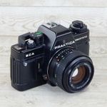Praktica BCA electronic retro fényképezőgép - Pentacon 50mm 1: 1.8 objektív - szép állapotban fotó
