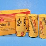 3 db Kodak Vericolor II 120 as rollfilm fotó