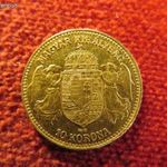 FERENC JÓZSEF 10 KORONA 1912KB ARANY: 3, 38g/900 kiv fotó