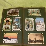 560 db ALBUMBA ÉS 440 db KÜLÖN ANTIK HATALMAS KÉPESLAP, FOTÓALBUM, ÖSSZESEN 1000 DARAB fotó