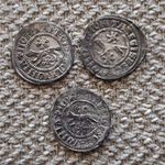 3 db ezüst Szlavónia Denár bizonytalan veret 1 Ft-ról! fotó