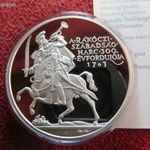 RÁKÓCZI SZABADSÁGHARC 5000 FORINT 2003 EZÜST: 31, 46g/925 PP fotó