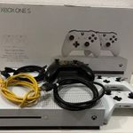 X-BOX ONE S 1TB (hibátlanul működik), 3 távirányítóval, kábelekkel, gyári dobozában fotó