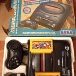 Sega Mega Drive 2 eredeti dobozban fotó