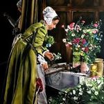 Wágner F.: virágárus lány fotó