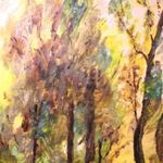 "Ősz" szignózott festmény fotó